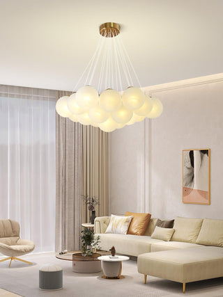 Glass Cluster Serene Glass Chandelier