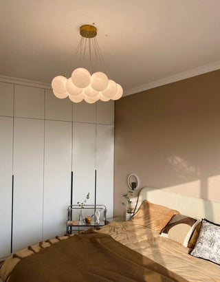 Glass Cluster Serene Glass Chandelier