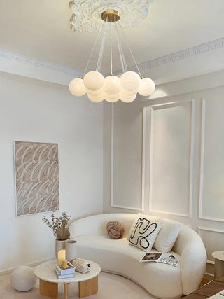 Glass Cluster Serene Glass Chandelier