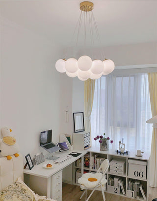 Glass Cluster Serene Glass Chandelier