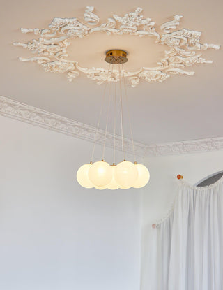 Glass Cluster Serene Glass Chandelier