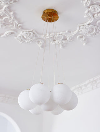 Glass Cluster Serene Glass Chandelier