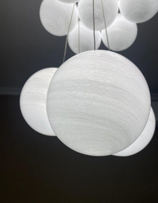 Glass Cluster Serene Glass Chandelier