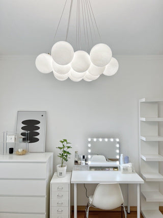 Glass Cluster Serene Glass Chandelier