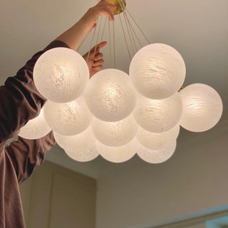 Glass Cluster Serene Glass Chandelier