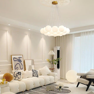Glass Cluster Serene Glass Chandelier
