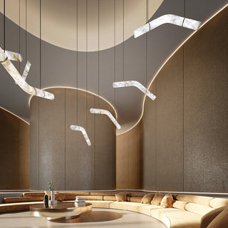 Glintar Modern Alabaster Pendant Light