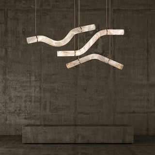 Glintar Modern Alabaster Pendant Light