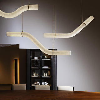 Glintar Modern Alabaster Pendant Light