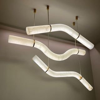 Glintar Modern Alabaster Pendant Light
