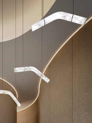 Glintar Modern Alabaster Pendant Light