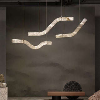 Glintar Modern Alabaster Pendant Light