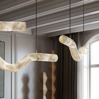 Glintar Modern Alabaster Pendant Light