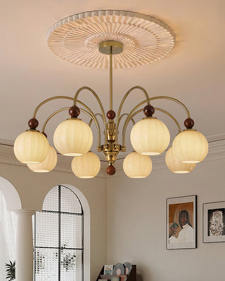 Glorina Modern Metal Chandelier