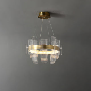 Lumina Ring Modern Tiered Chandelier