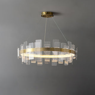 Lumina Ring Modern Tiered Chandelier