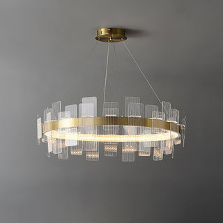 Lumina Ring Modern Tiered Chandelier