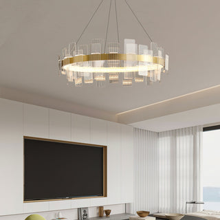 Lumina Ring Modern Tiered Chandelier