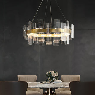 Lumina Ring Modern Tiered Chandelier