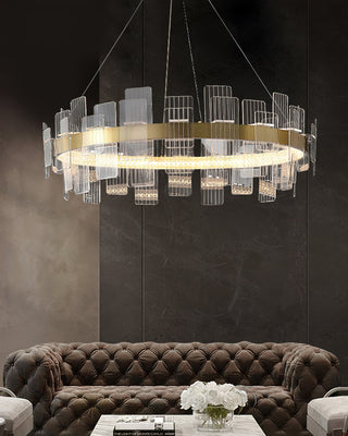 Lumina Ring Modern Tiered Chandelier
