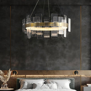Lumina Ring Modern Tiered Chandelier