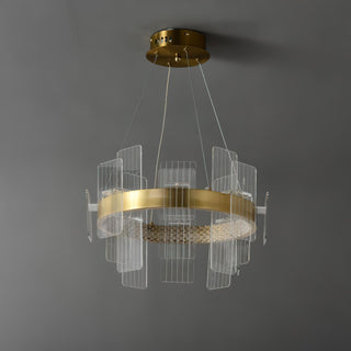 Lumina Ring Modern Tiered Chandelier