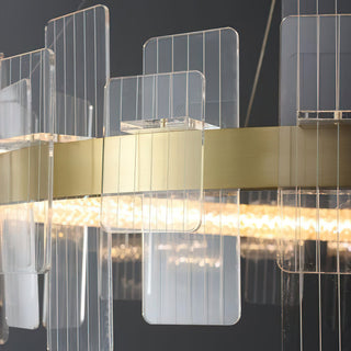 Lumina Ring Modern Tiered Chandelier