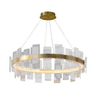 Lumina Ring Modern Tiered Chandelier