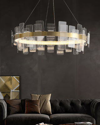 Lumina Ring Modern Tiered Chandelier
