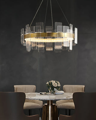 Lumina Ring Modern Tiered Chandelier