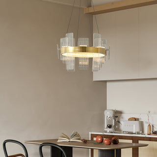Lumina Ring Modern Tiered Chandelier