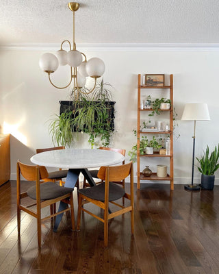 Gooseneck Contemporary Metal Chandelier