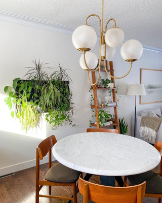 Gooseneck Contemporary Metal Chandelier