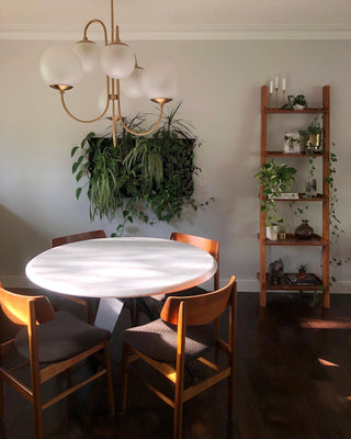 Gooseneck Contemporary Metal Chandelier