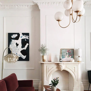 Gooseneck Contemporary Metal Chandelier