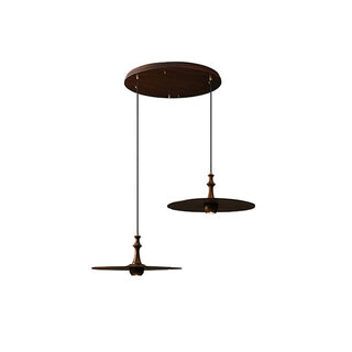Cinder Contemporary Wood Pendant Light