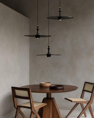 Cinder Contemporary Wood Pendant Light