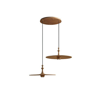 Cinder Contemporary Wood Pendant Light