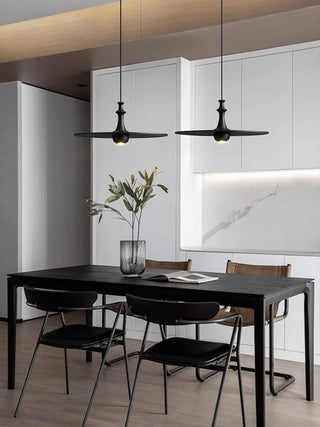 Cinder Contemporary Wood Pendant Light