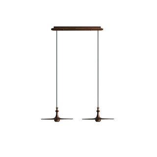 Cinder Contemporary Wood Pendant Light