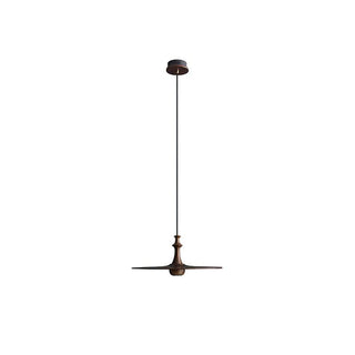Cinder Contemporary Wood Pendant Light
