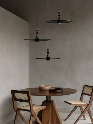 Cinder Contemporary Wood Pendant Light