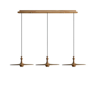 Cinder Contemporary Wood Pendant Light