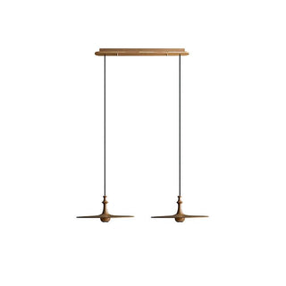 Cinder Contemporary Wood Pendant Light