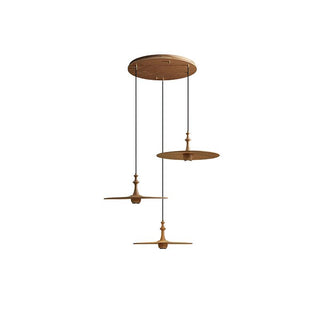 Cinder Contemporary Wood Pendant Light