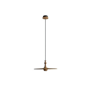 Cinder Contemporary Wood Pendant Light