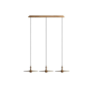 Cinder Contemporary Wood Pendant Light