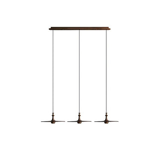 Cinder Contemporary Wood Pendant Light