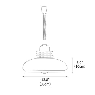 Great Mongolian Su Modern Glass Pendant Light