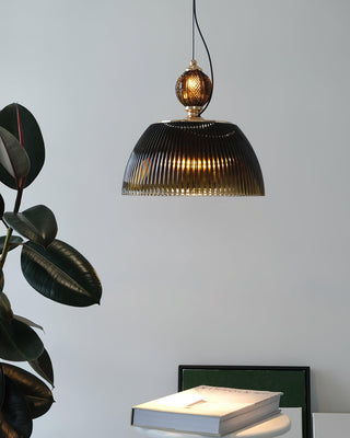 Vertigo Mid-Century Modern Glass Pendant Light